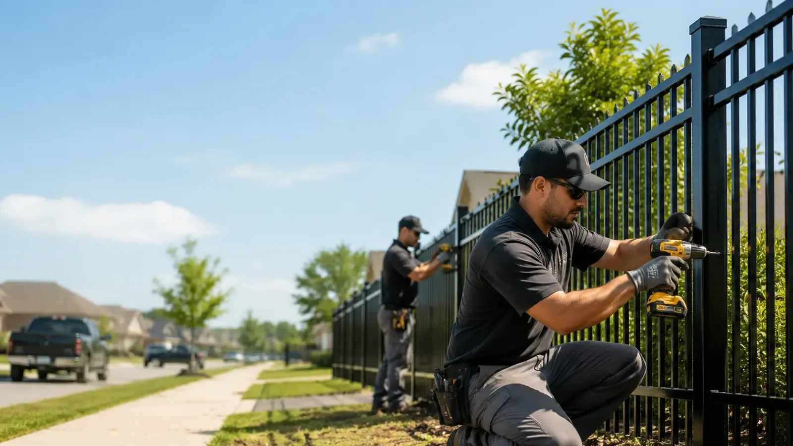 Metal Fence Installation in Crescent, IA